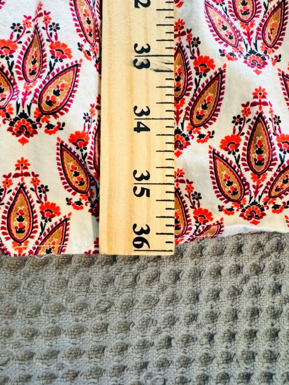 A Loves A Dress Girls XL Paisley Ruffles Smocked Midi Red Family Pictures Dressy - Picture 12 of 12